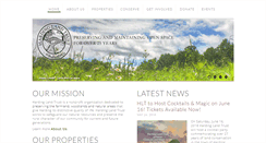Desktop Screenshot of hardinglandtrust.org